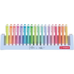 SET EVIDENZIATORI STABILO SWING COOL 18 COLORI